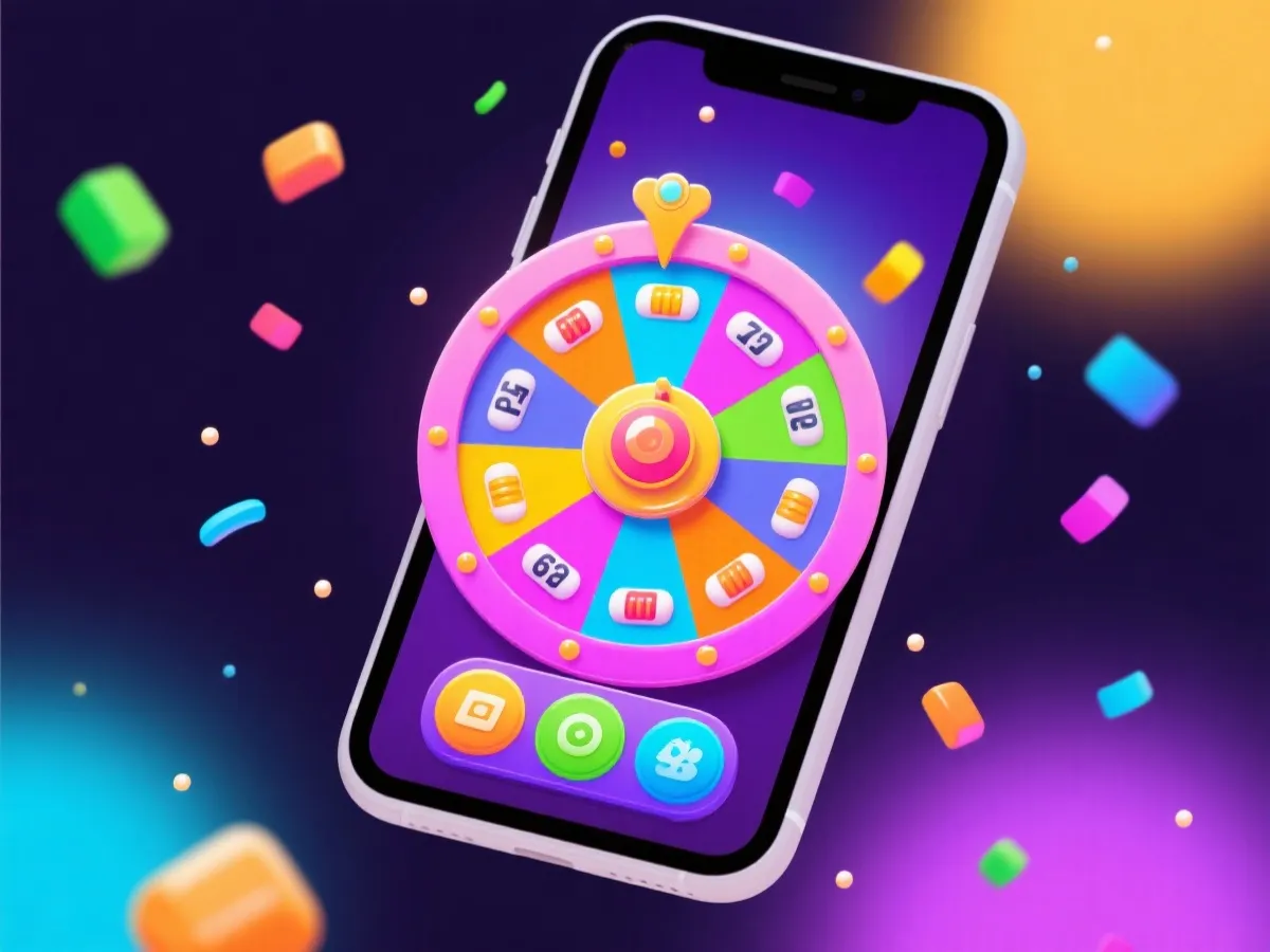 转盘式休闲玩法 UI 预览